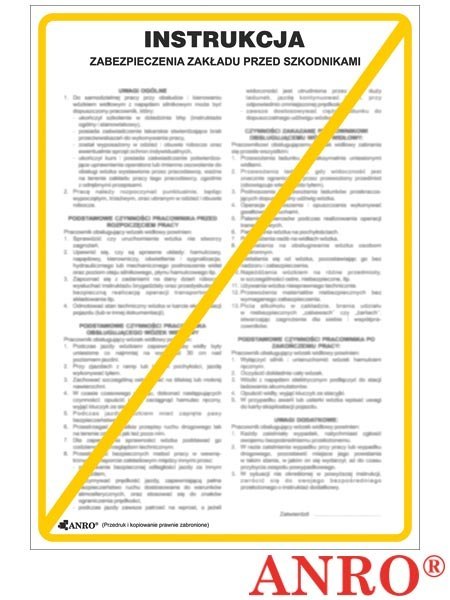 ZNAK BEZPIECZEŃSTWA ZZ-IBG29 ZNAK BEZPIECZEŃSTWA ZZ-IBG29