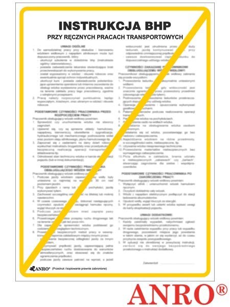 ZNAK BEZPIECZEŃSTWA ZZ-IBT18 ZNAK BEZPIECZEŃSTWA ZZ-IBT18