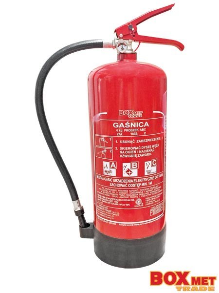 GAŚNICA PROSZKOWA 6 KG GAŚNICA PROSZKOWA 6 KG