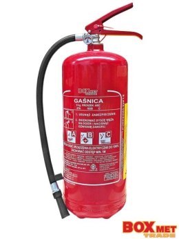 GAŚNICA PROSZKOWA 6 KG BX-GP-6XABC-O-E C