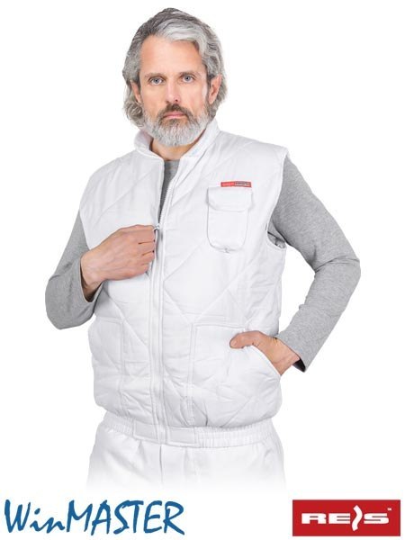 BEZRĘKAWNIK OCHRONNY OCIEPLANY VMO-WHITE W BEZRĘKAWNIK OCHRONNY OCIEPLANY VMO-WHITE W