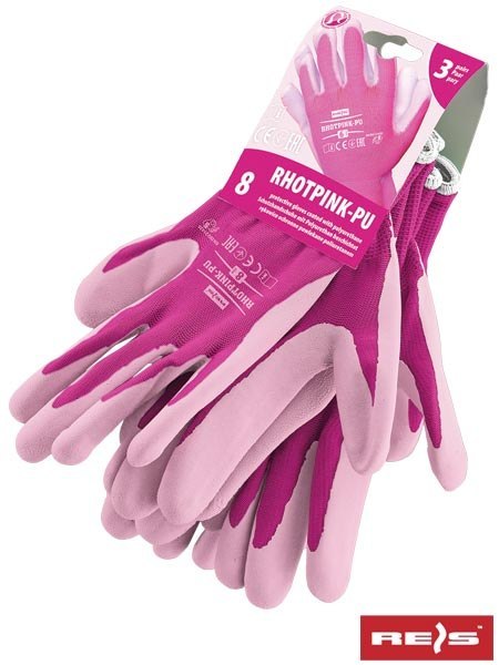 RĘKAWICE OCHRONNE RHOTPINK-PU RW RĘKAWICE OCHRONNE RHOTPINK-PU RW