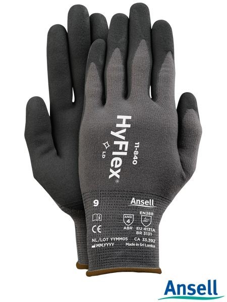 RĘKAWICE OCHRONNE HYFLEX11-840 SB RĘKAWICE OCHRONNE HYFLEX11-840 SB