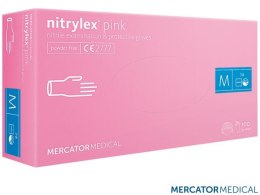 RĘKAWICE NITRYLOWE 8% VAT RMM-NITPINK R
