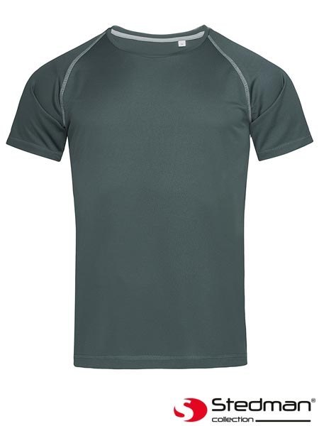 T-SHIRT MĘSKI SST8030 GRG T-SHIRT MĘSKI SST8030 GRG
