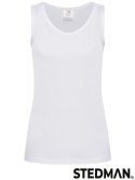 T-SHIRT DAMSKI BEZ RĘKAWÓW SST2900 WHI