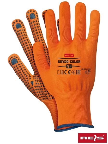 RĘKAWICE OCHRONNE POWLEKANE Z NAKROPIENIEM RNYDO-COLOR PN RĘKAWICE OCHRONNE POWLEKANE Z NAKROPIENIEM RNYDO-COLOR PN
